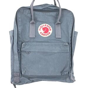 Fjallraven Kanken Women's Classic Backpack Graphite Gray Water Resistant Flaw